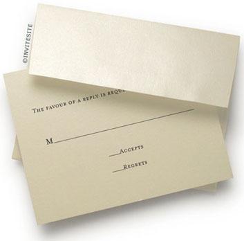 RSVP card Set