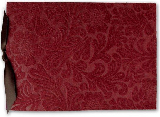 Behold our newest wedding invitation design Tango with deep red and