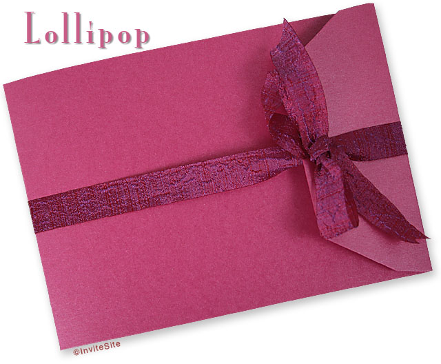 Introducing Lollipop a simply dandy DIY wedding invitation kit