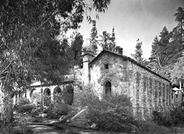 The Abbey San Encino, built by the famous letterpress printer Clyde Browne.