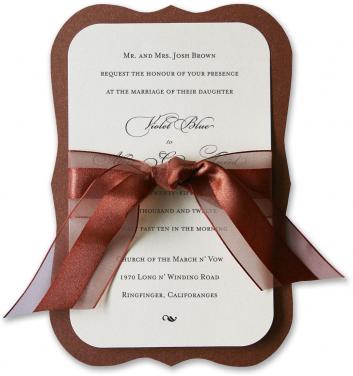 Amelie Wedding Invitations Click on thumbnails for additional views