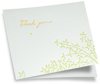 Breeze Letterpress Thank You