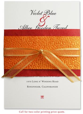 Casbah Wedding Invitations Click on thumbnails for additional views