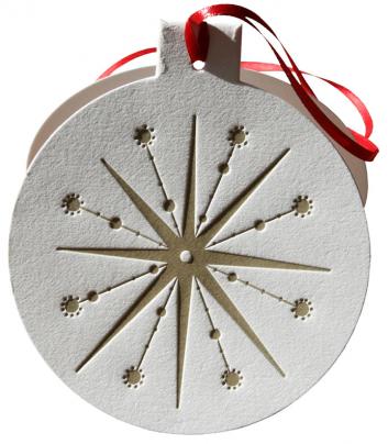 Lettra Ornament Card