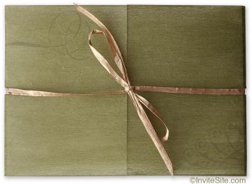 Scottish Moss Holiday Invitation