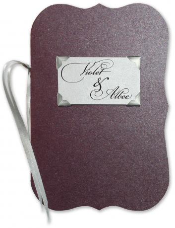 Storybook Plum Wedding Invitations Click on thumbnails for additional views Storybook Plum Wedding Invitations Click on thumbnails for additional views