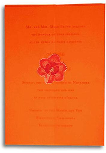 Vivid with Daffodil Wedding Invitations