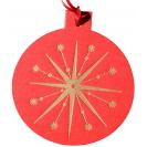 Red Ornament Card